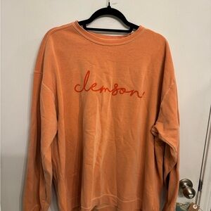 Clemson Comfort Colors Garment-Dyed Orange Tee